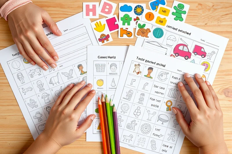 easy basic kindergarten worksheets — Easy Basic Kindergarten Worksheets (the finished result)