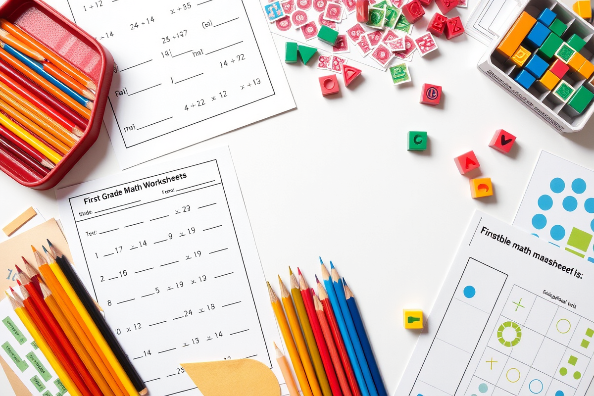 first grade math worksheets free printable — First Grade Math Worksheets Free Printable (the finished result)
