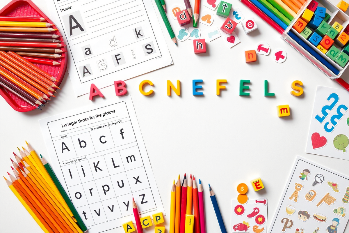 free preschool printables alphabet — Free Preschool Printables Alphabet (the finished result)