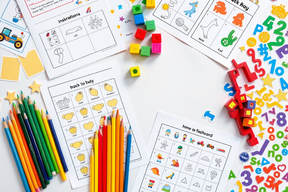 free preschool printables — Free Preschool Printables (the finished result)