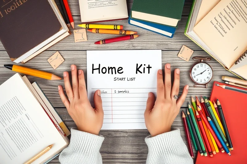 homeschool how to start list — Homeschool How To Start List (the finished result)