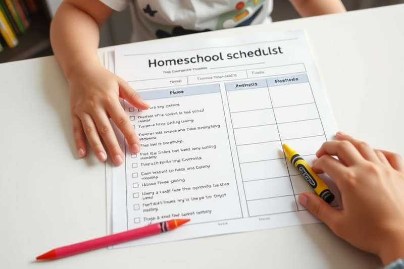 homeschool schedule checklist — Homeschool Schedule Checklist (step by step)