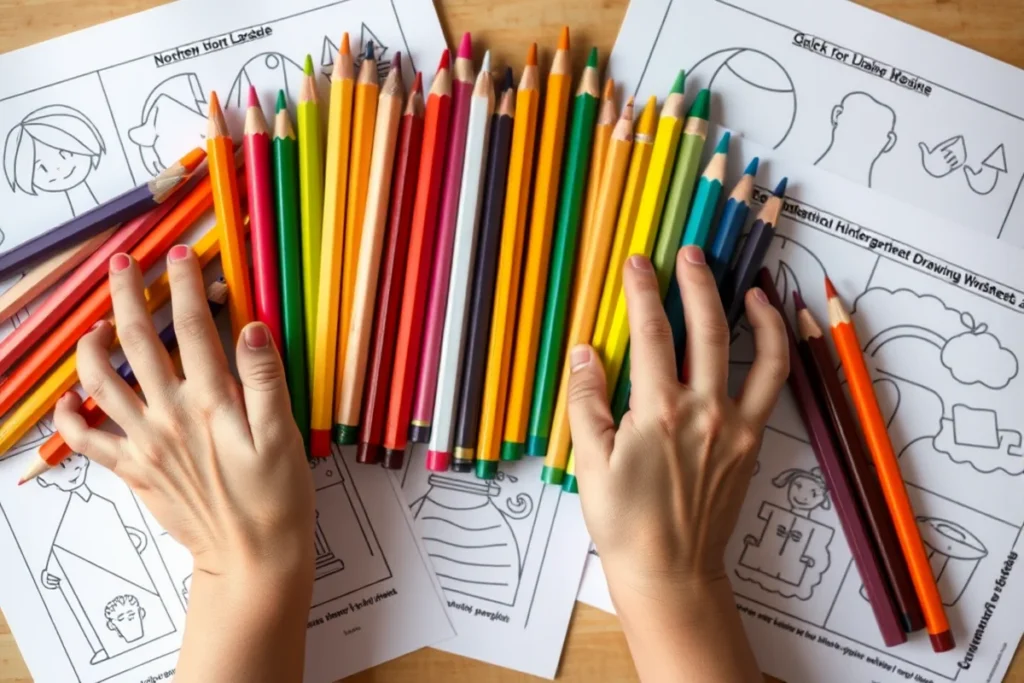 Quick Kindergarten Drawing Worksheets