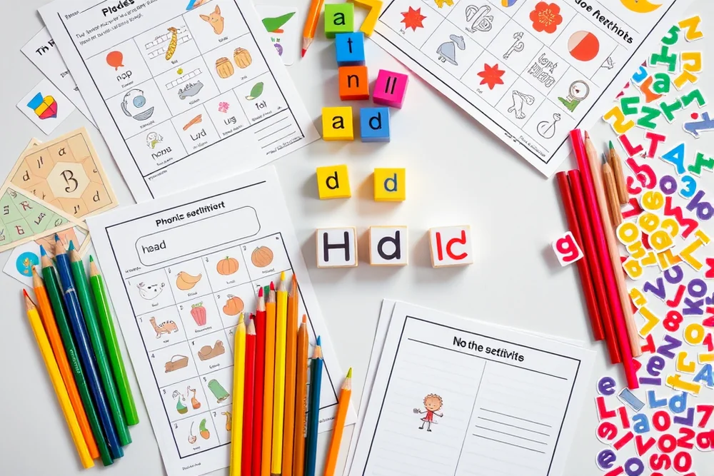 cheap phonics activities — Cheap Phonics Activities (the finished result)