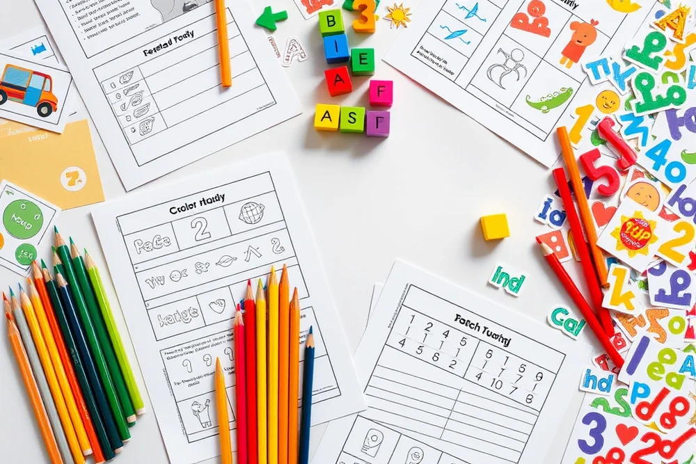 cheap pre-k printables — Cheap Pre K Printables (the finished result)