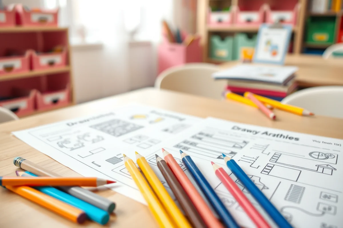 easy kindergarten drawing worksheets — Easy Kindergarten Drawing Worksheets