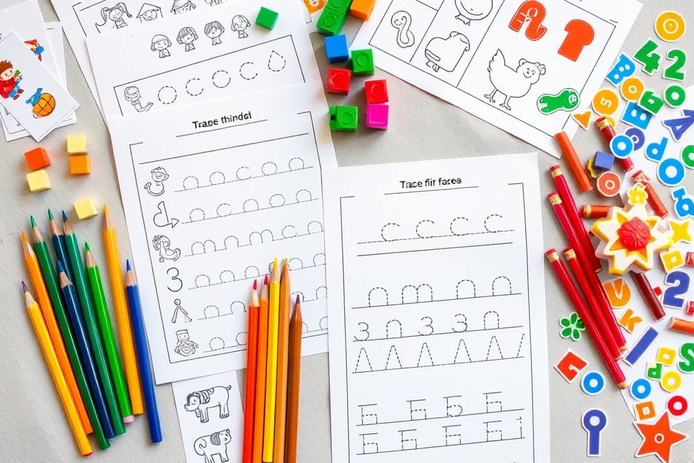 free preschool printables tracing — Free Preschool Printables Tracing (the finished result)
