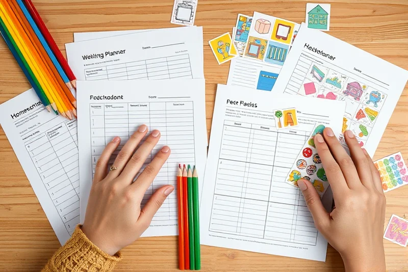 homeschool planner for multiple students comparison — Homeschool Planner For Multiple Students Comparison (the finished result)