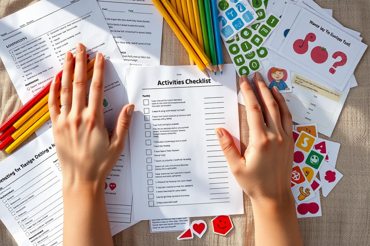 homeschool printables activities checklist β Homeschool Printables Activities Checklist (the finished result)