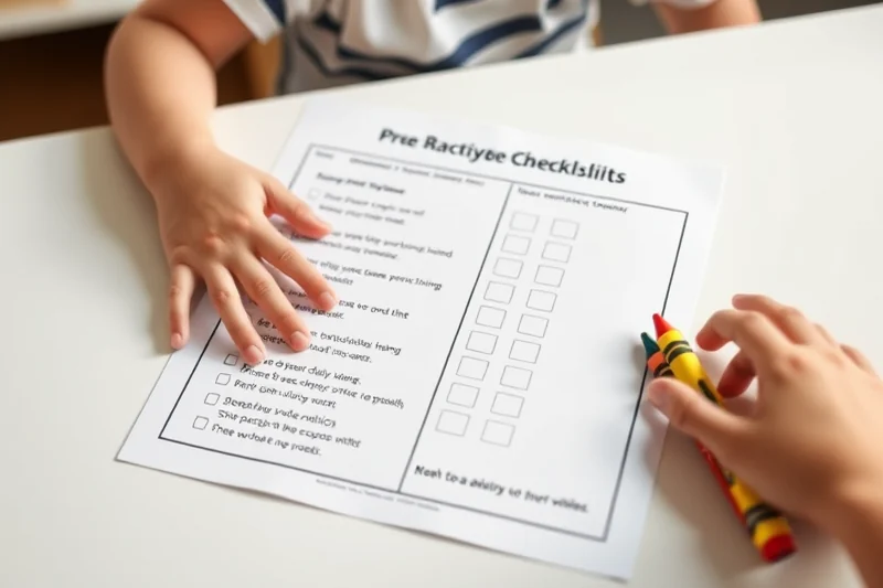 pre k activities printables checklist — Pre K Activities Printables Checklist (step by step)