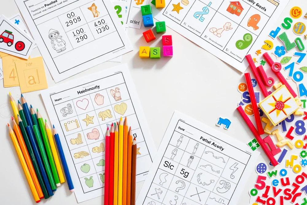 pre k activities printables — Pre K Activities Printables (the finished result)