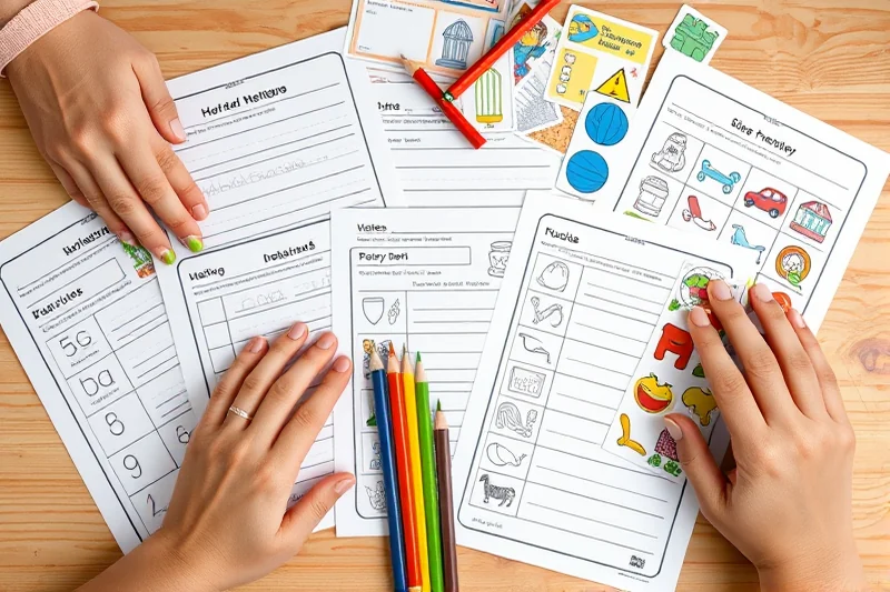 quick pre-k printables for beginners — Quick Pre-k Printables For Beginners (the finished result)