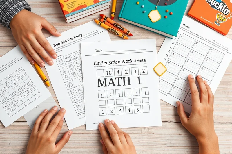 simple kindergarten worksheets math — Simple Kindergarten Worksheets Math (the finished result)
