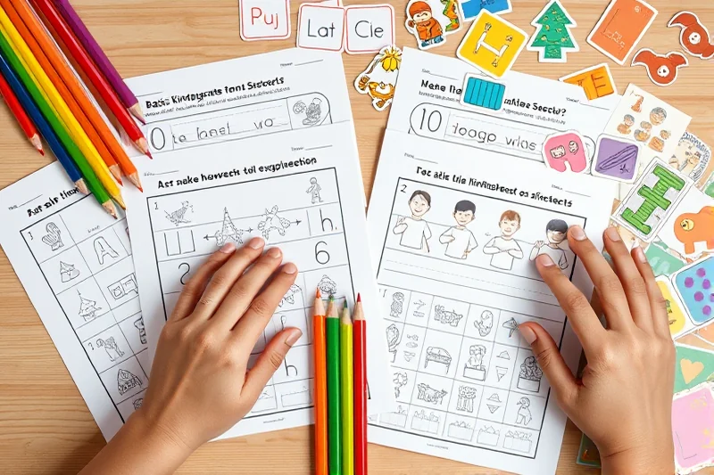 basic kindergarten worksheets comparison — Basic Kindergarten Worksheets Comparison (the finished result)