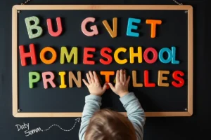 Budget Homeschool Printables Ideas