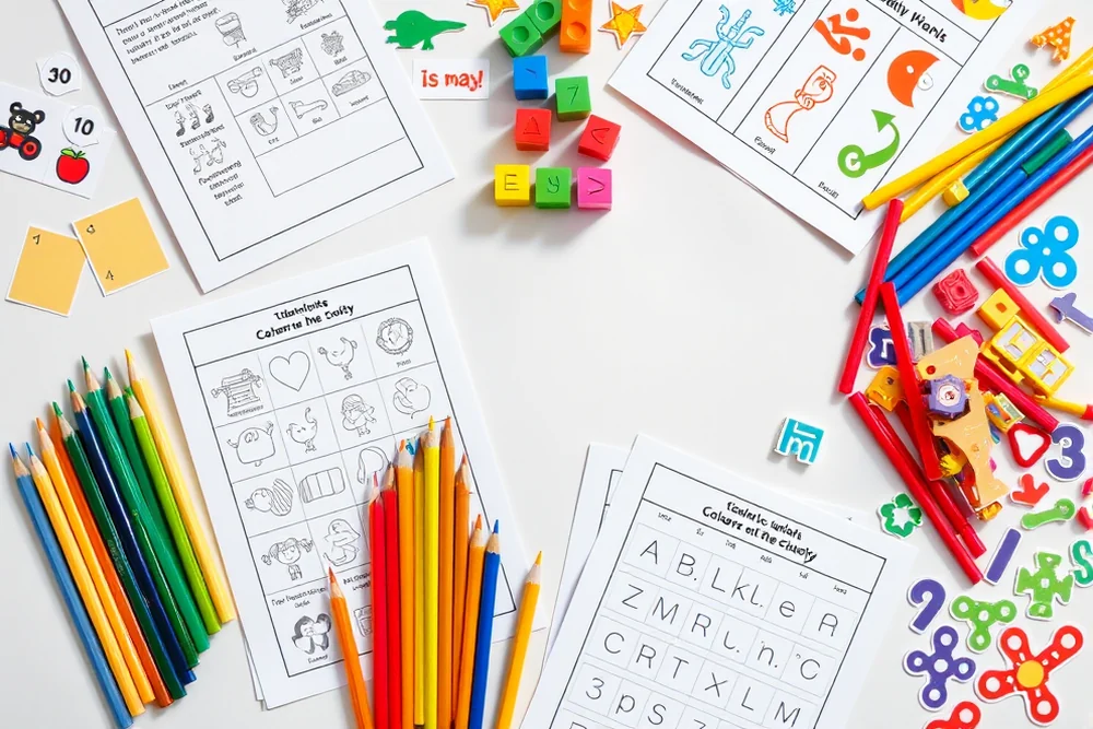 easy pre k activities — Easy Pre K Activities (the finished result)