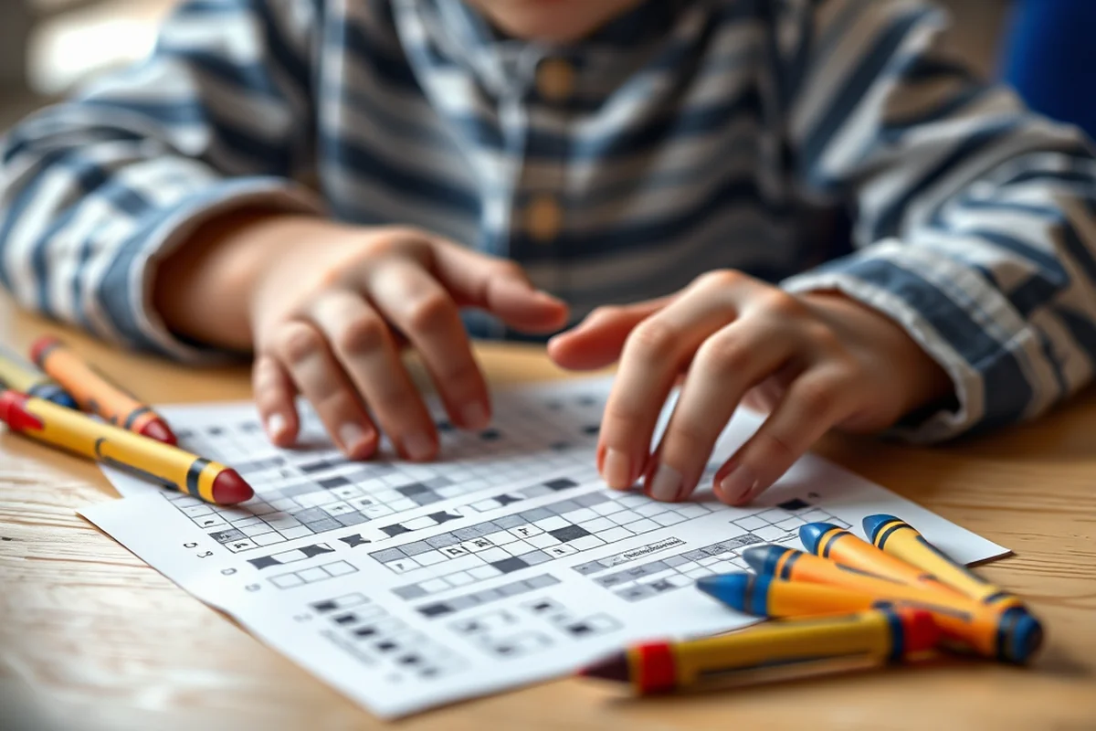 free printable crossword puzzles for kids — Free Printable Crossword Puzzles For Kids (step by step)