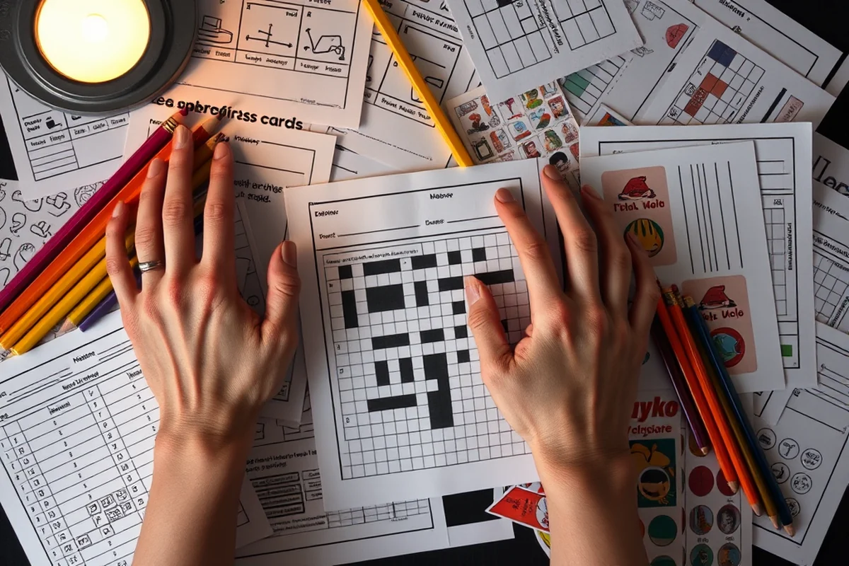free printable crossword puzzles for kids — Free Printable Crossword Puzzles For Kids (the finished result)