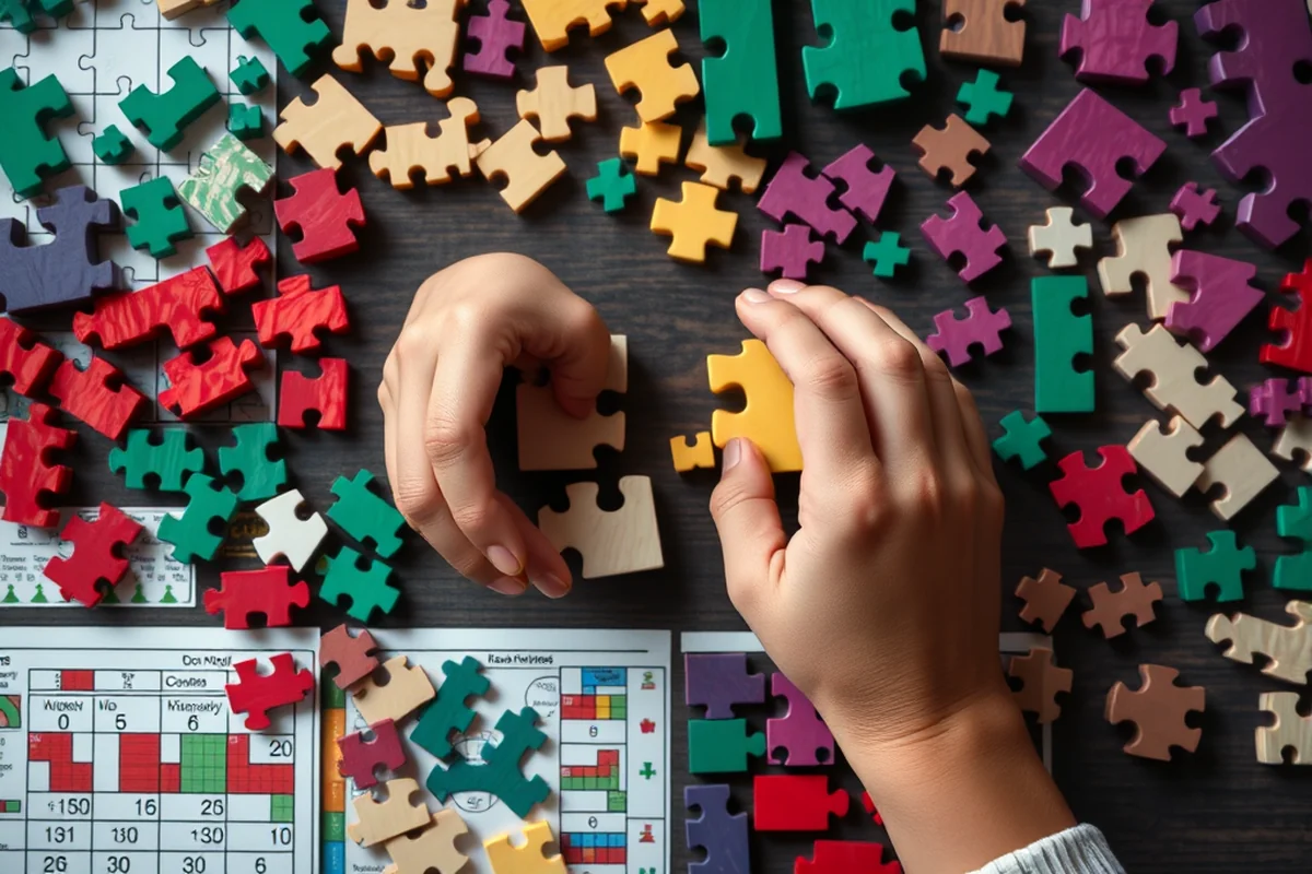 free printable puzzles for kids — Free Printable Puzzles For Kids (the finished result)