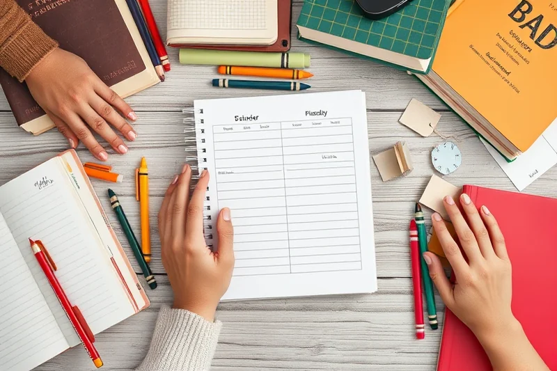 homeschool daily planner printable — Homeschool Daily Planner Printable (the finished result)