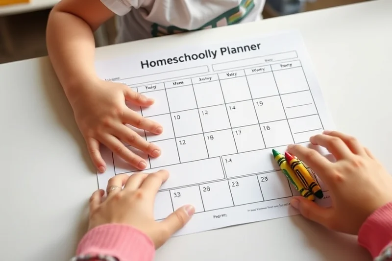 homeschool monthly planner printable — Homeschool Monthly Planner Printable (step by step)