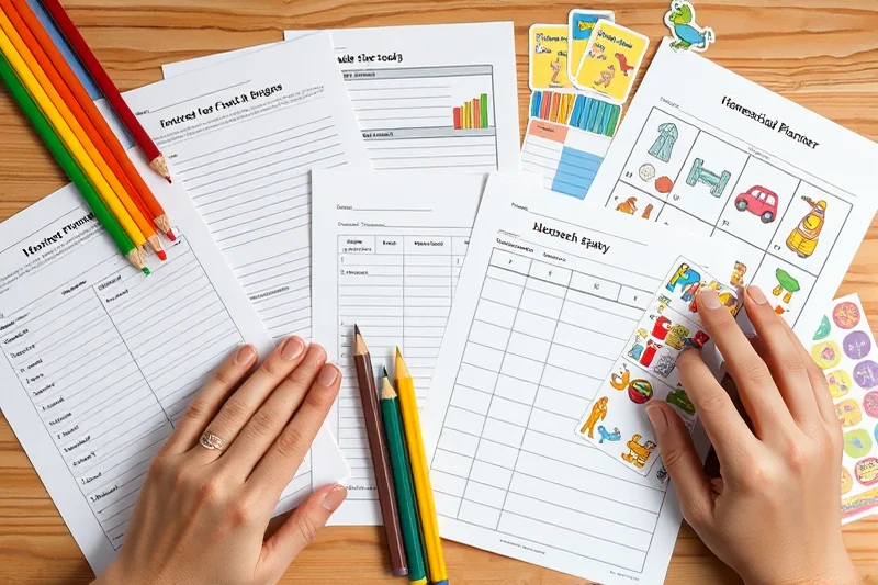 homeschool planner free printable — Homeschool Planner Free Printable (the finished result)