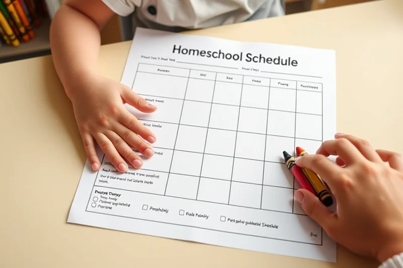 homeschool schedule template free printable — Homeschool Schedule Template Free Printable (step by step)