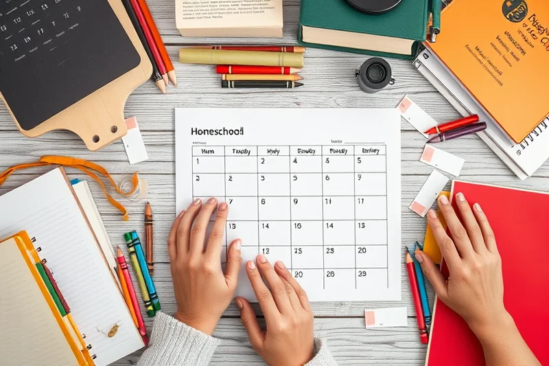 homeschool schedule template free printable — Homeschool Schedule Template Free Printable (the finished result)