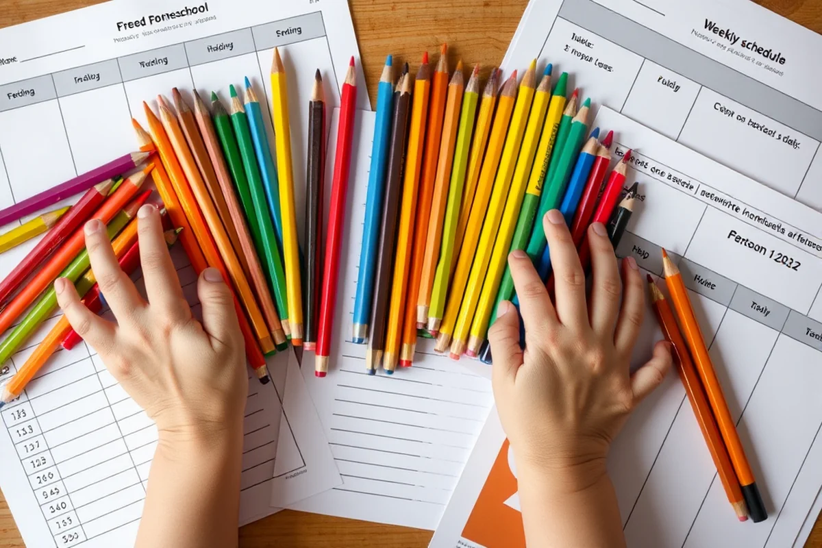 homeschool weekly schedule printable — Homeschool Weekly Schedule Printable