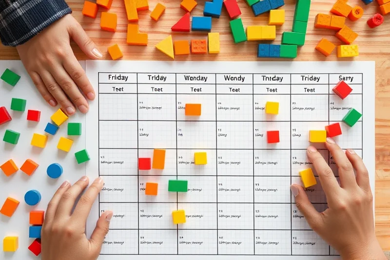 homeschool weekly schedule printable — Homeschool Weekly Schedule Printable (the finished result)