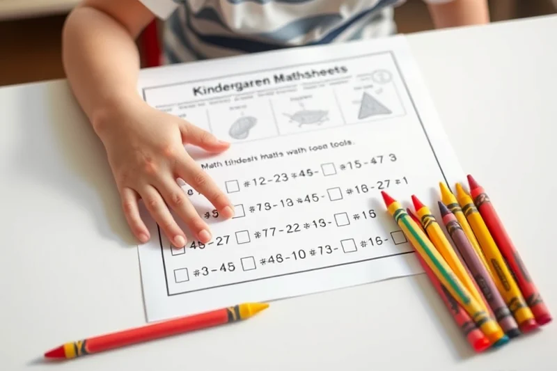 kindergarten math worksheets without tools — Kindergarten Math Worksheets Without Tools (step by step)