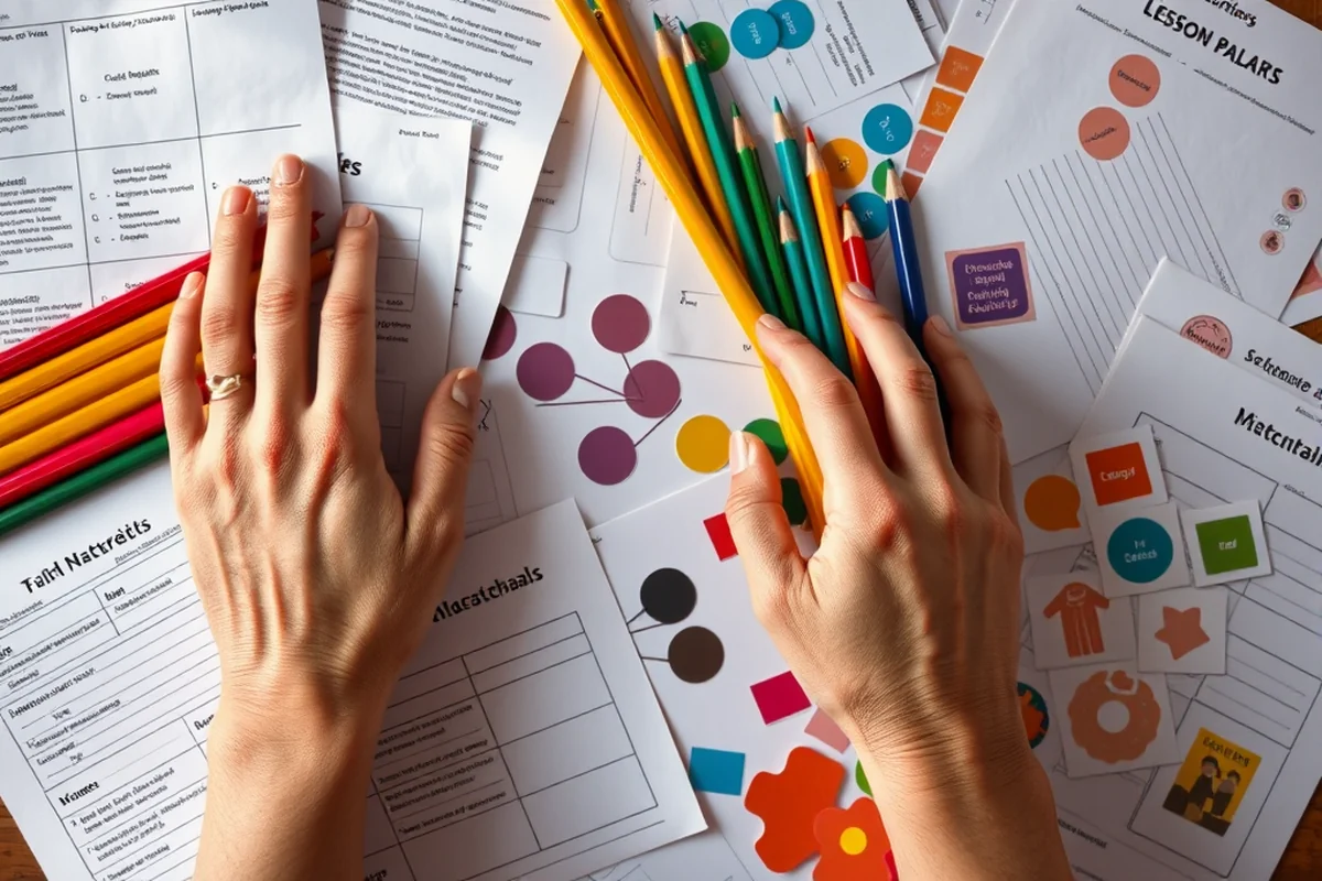 lesson plan template free — Lesson Plan Template Free (the finished result)