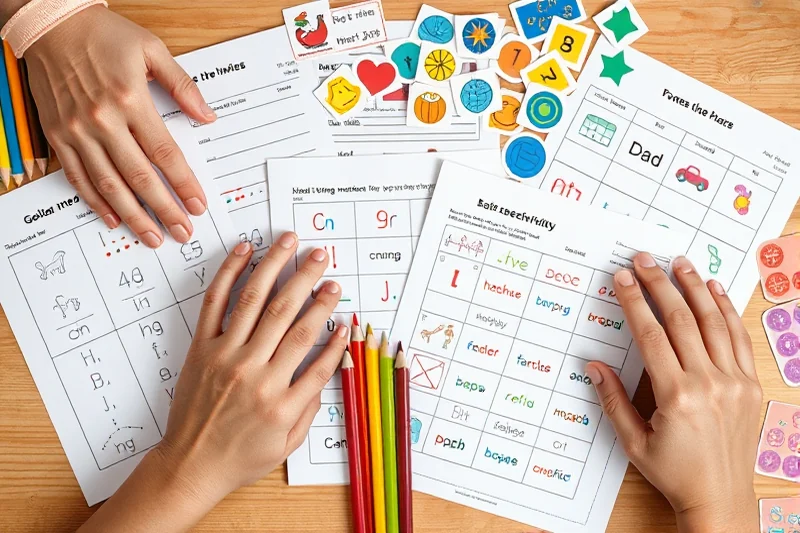 phonics activities ideas without tools — Phonics Activities Ideas Without Tools (the finished result)