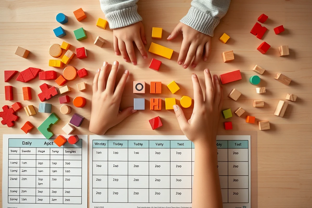 preschool daily schedule template — Preschool Daily Schedule Template (the finished result)