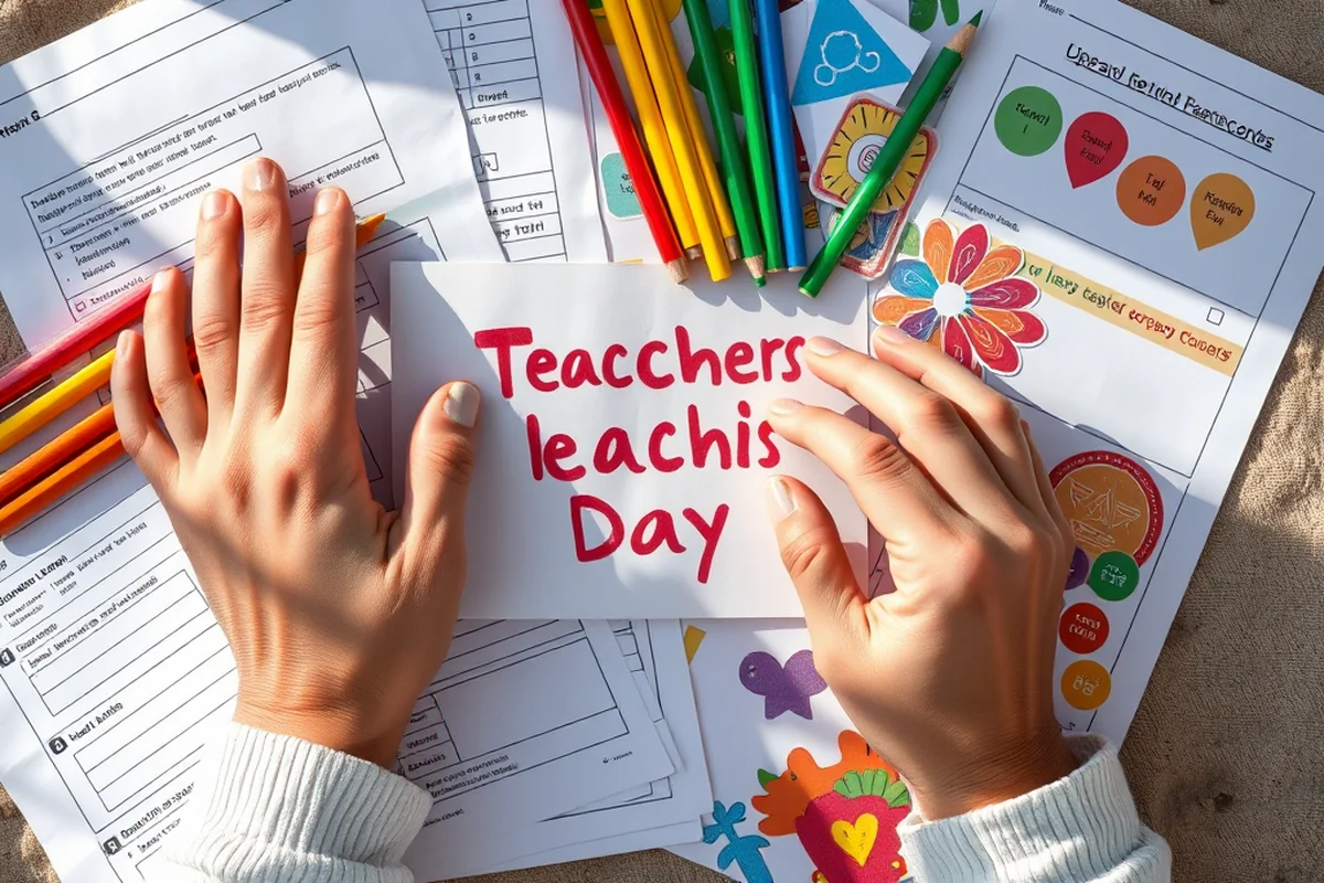 teachers day card — Teachers Day Card (the finished result)