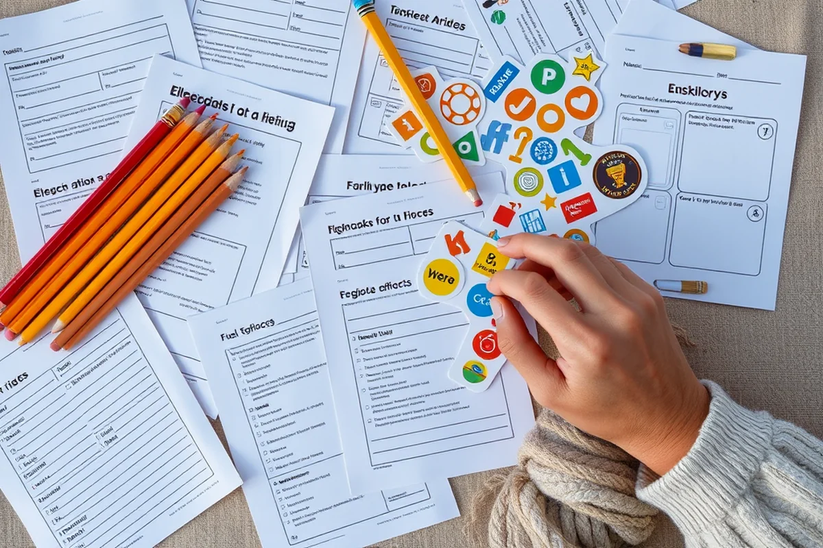 easy homeschool printables lesson plans schedules — Easy Homeschool Printables Lesson Plans Schedules (the finished result)