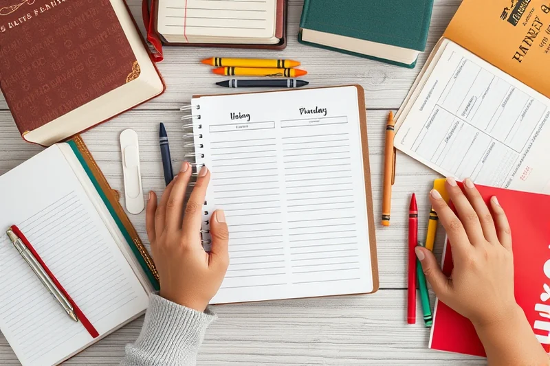 free homeschool daily planner — Free Homeschool Daily Planner (the finished result)