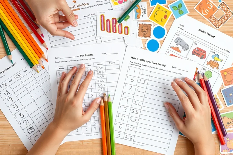 free kindergarten worksheets for beginners — Free Kindergarten Worksheets For Beginners (the finished result)