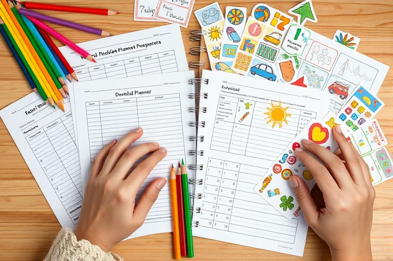 homemade homeschool planner 2025 — Homemade Homeschool Planner 2025 (the finished result)