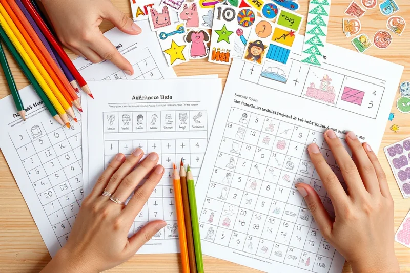 homeschool kindergarten worksheets math — Homeschool Kindergarten Worksheets Math (the finished result)