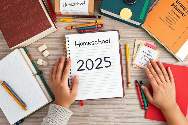 homeschool planner 2025 under 30 minutes — Homeschool Planner 2025 Under 30 Minutes (the finished result)
