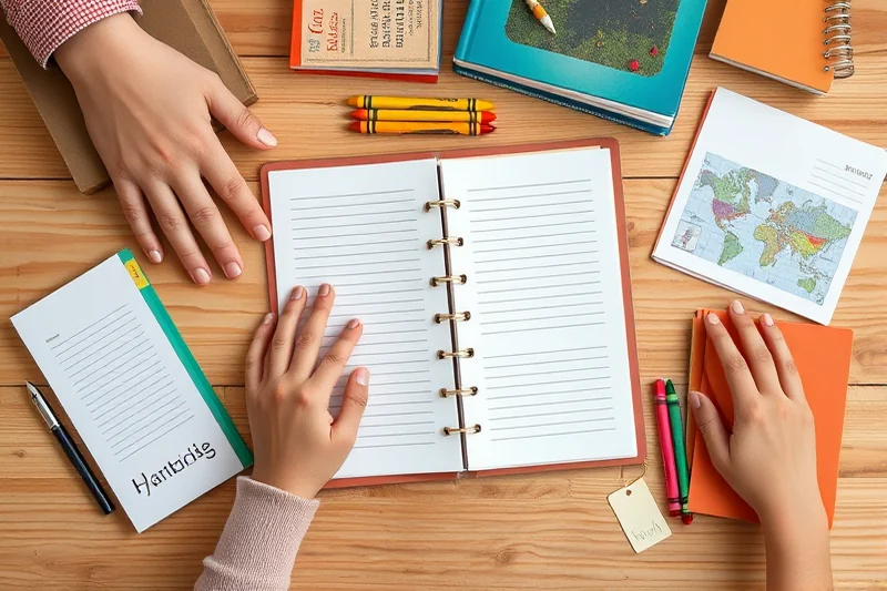 homeschool planner for 2 kids for beginners — Homeschool Planner For 2 Kids For Beginners (the finished result)