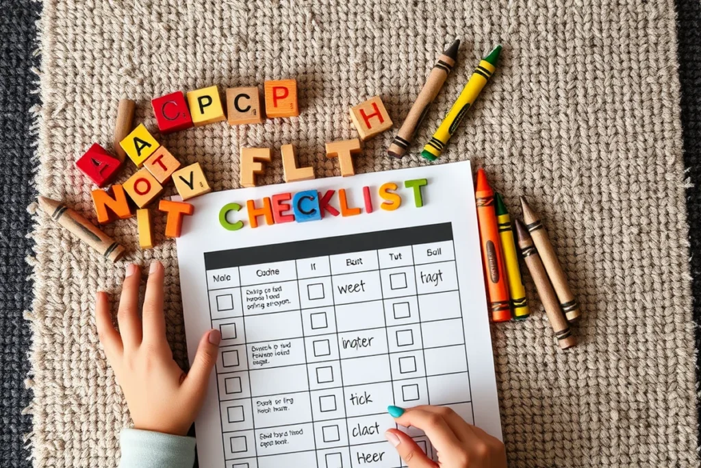 Homeschool Planner For Kindergarten Checklist