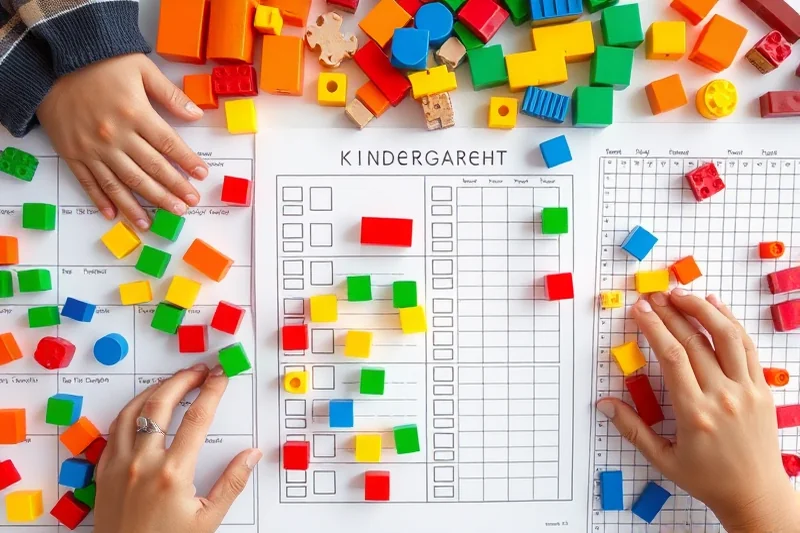 homeschool planner for kindergarten checklist — Homeschool Planner For Kindergarten Checklist (the finished result)
