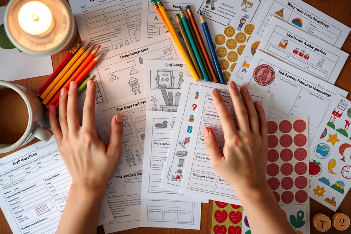 homeschool printables by age grade on a budget — Homeschool Printables By Age Grade On A Budget (the finished result)