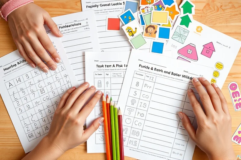 kindergarten worksheets tips mistakes — Kindergarten Worksheets Tips Mistakes (the finished result)