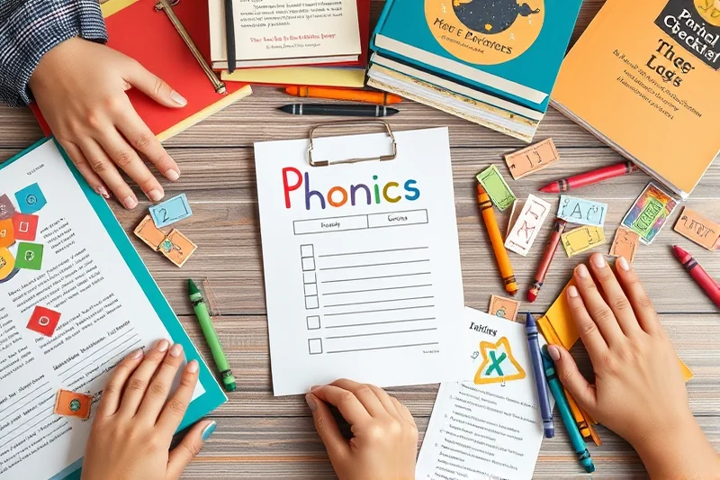 phonics activities preschool checklist — Phonics Activities Preschool Checklist (the finished result)