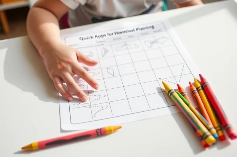 quick apps for homeschool planning — Quick Apps For Homeschool Planning (step by step)